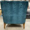 Vintage Style Emerald Green Velvet Accent Chair