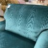 Vintage Style Emerald Green Velvet Accent Chair