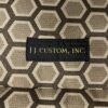 JJ CUSTOM Brown Honeycomb Dual Arm Lounge Chair