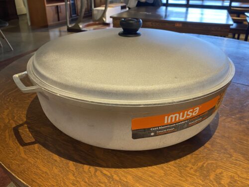 NEW! IMUSA 27Qt Cast Aluminum Caldero