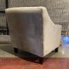 MAXHOME Plush Neutral Warm Grey Tufted Armchair