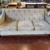 MAXHOME Plush Neutral Warm Grey Tufted 3-Seater Sofa