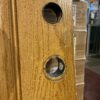 Warm Blonde Oval Lighted Entry Door