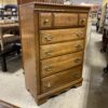 BASSETT Wooden 4-Drawer Tallboy Dresser