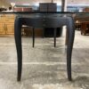 Glass-Top Dining Table w/ Black Base