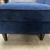 JONATHAN LOUIS Dark Blue Tufted Ottoman