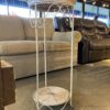 White 2-Tier Metal Frame Plant Stand