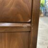 DIXIE Vintage Mid-Century Modern Walnut 2 Drawer Nightstand with Recessed Drawers (Set of 2)