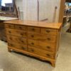 Vintage Ten Drawer Dresser with Detachable Mirror Slats