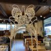 Rustic White Sturdy Plant Stand