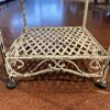 Rustic White Sturdy Plant Stand