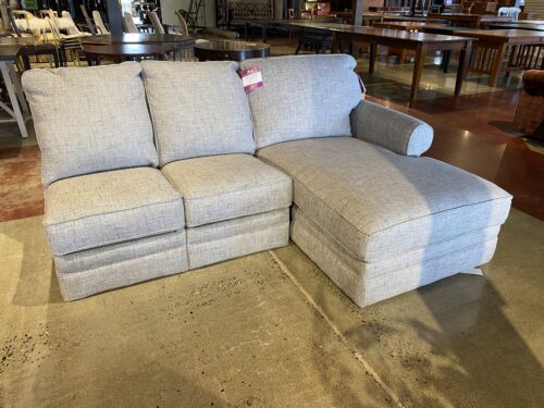 NEW! LA-Z-BOY Collins Right Side Chaise Couch in Linen