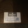BROYHILL Brown Sectional Couch with Rolled Arms