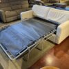 White Leather Sleeper Sofa