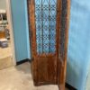 Vintage Espresso Stained Wrought Iron Room Divider