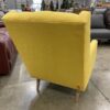 Yellow Tufted Accent Chair