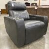 MACY'S  Zero Gravity Leather Power Chair with Storage Compartments