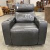 MACY'S  Zero Gravity Leather Power Chair with Storage Compartments