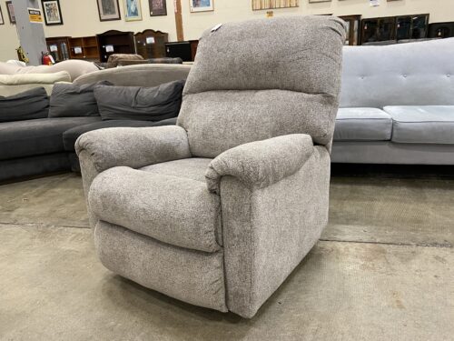 ASHLEY  Greige Upholstered Manual Recliner