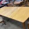MEUBLES BERMEX Wooden Dining Table with 3 Leaf Extensions and 4 Chairs