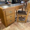 LEXINGTON Passport Oak Desk with Matching Chair