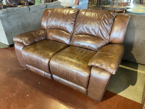 Coffee Bean Brown Two Seater Reclining Loveseat