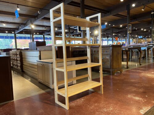 APPLE Blonde All Wood Folding Shelf