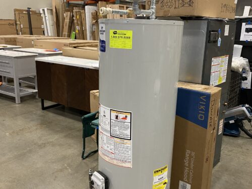 BRADFORD WHITE  50 Gallon Tall Atmospheric Vent Water Heater with Thermal Expansion Tank  Model #RG250T6N