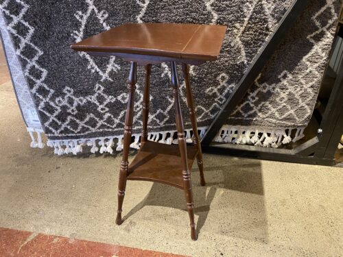 Vintage Leggy Square Accent Table
