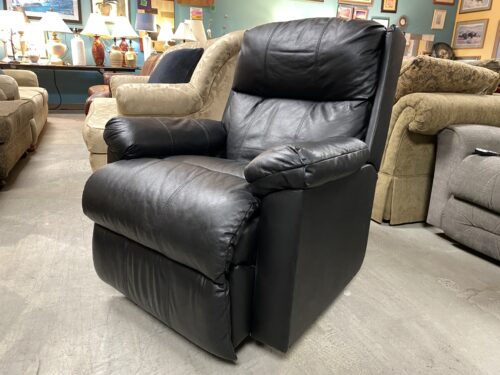 Black Manual Rocking Reclining Armchair