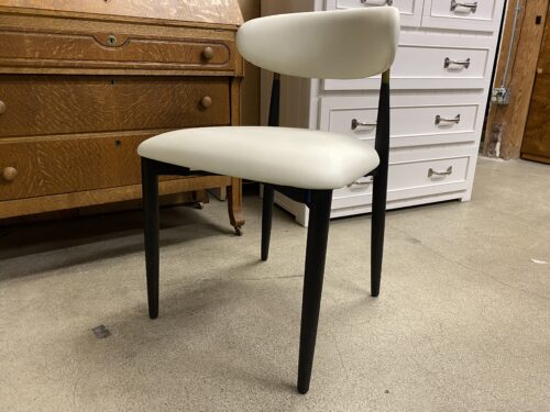 RESTORATION HARDWARE Arno Vegan Leather Dining Side Chair