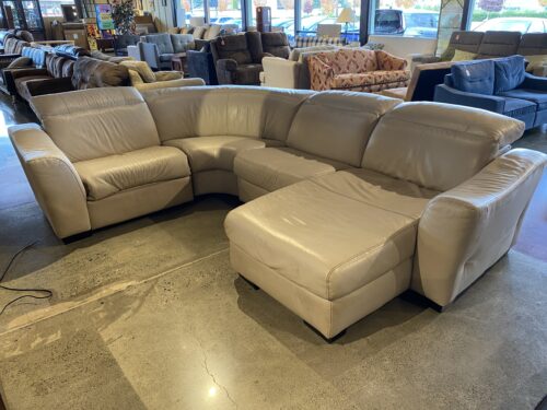 Sleek Modern Off-White Sectional