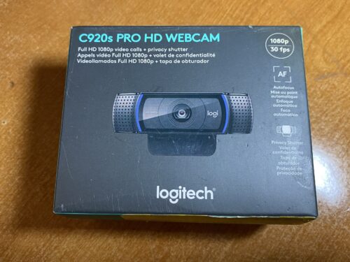 NEW! LOGITECH C920s Pro HD Webcam, 1080P