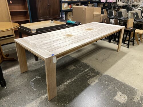 RESTORATION HARDWARE Aegean Teak Rectangular Dining Table in Natural Teak