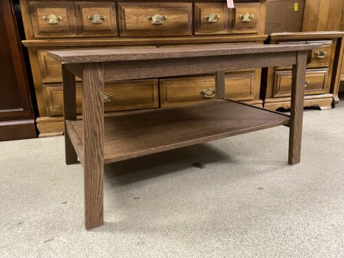 IKEA Lunnarp 2 Tier Solid Wood Coffee Table