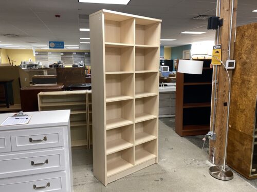 12 Cube Blonde Shelf