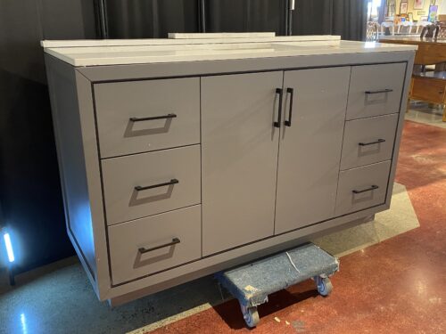 WYNDHAM COLLECTION Icon 60" Free Standing Cabinet
