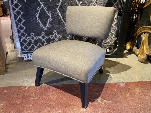 Casual Grey Slipper Chair