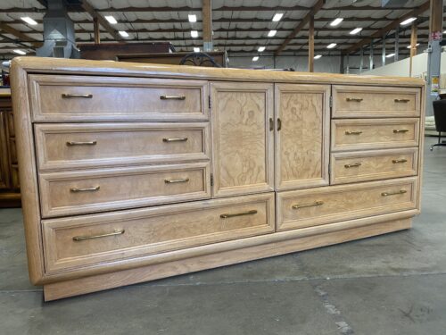 THOMASVILLE Solid Wood Triple Dresser with Brass Hardware