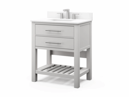NEW! ALLEN + ROTH Merle 30 inch Vanity in Light Gray (Southcenter)