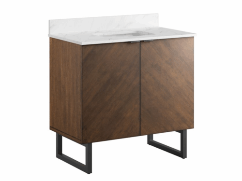NEW! Allen + Roth Destin 36 inch Vanity with White Top (Bellevue)