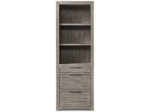 RESTORATION HARDWARE Laguna Bookcase Tower in Grey Driftwood AS IS