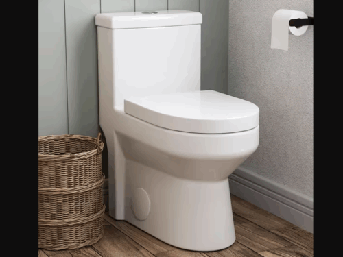 NEW! DEER VALLEY Liberty 10" Rough-In 1Pc Dual Flush Toilet Model #DV-F52812R