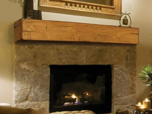 NEW! PEARL MANTELS 72" Lexington Wood Shelf Mantel