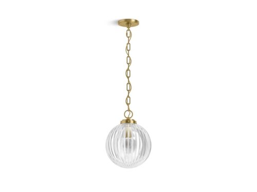NEW! KOHLER  Embra 1 Light Mini Pendant - Brushed Modern Brass