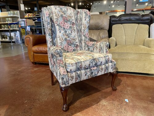 BROYHILL Floral Stripe Accent Armchair