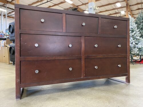 ZOCALO Dark Wood 7 Drawer Dresser