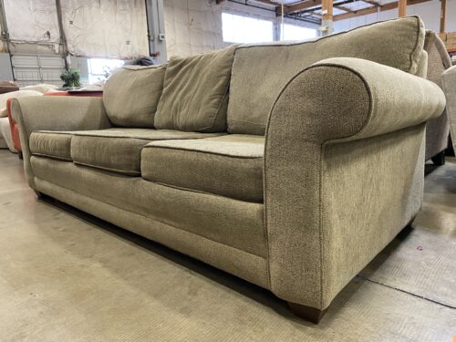 BAUHAUS Sage Green Upholstered 3 Seat Sofa