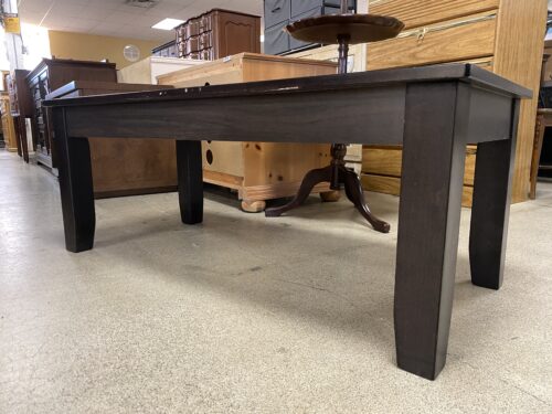Dark Brown Rectangular Coffee Table