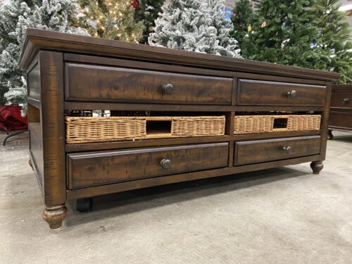 MAGNUSSEN Cottage Lane Wooden Rectangular Lift Top Cocktail Table